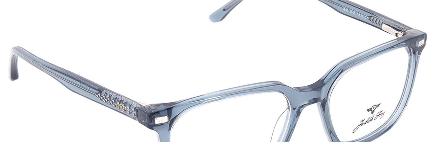 JF9687 - C7 - Handmade Bio Acetate - Clipon - Glacier Blue - glassesbyahana.com