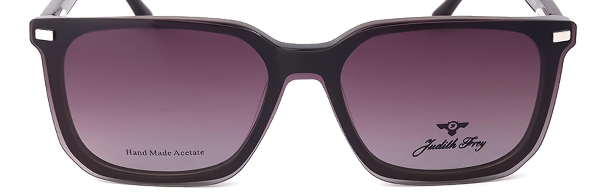 JF9688 - C6 - Handmade Bio Acetate - Clipon - Havana Brown - glassesbyahana.com