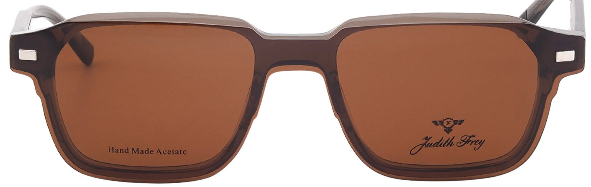 JF9699 - C3 - Handmade Bio Acetate - Clipon - State Grey - glassesbyahana.com