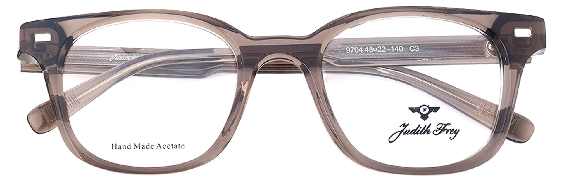 JF9704 - C3 - Handmade Bio Acetate - Clipon - Slate Grey - glassesbyahana.com