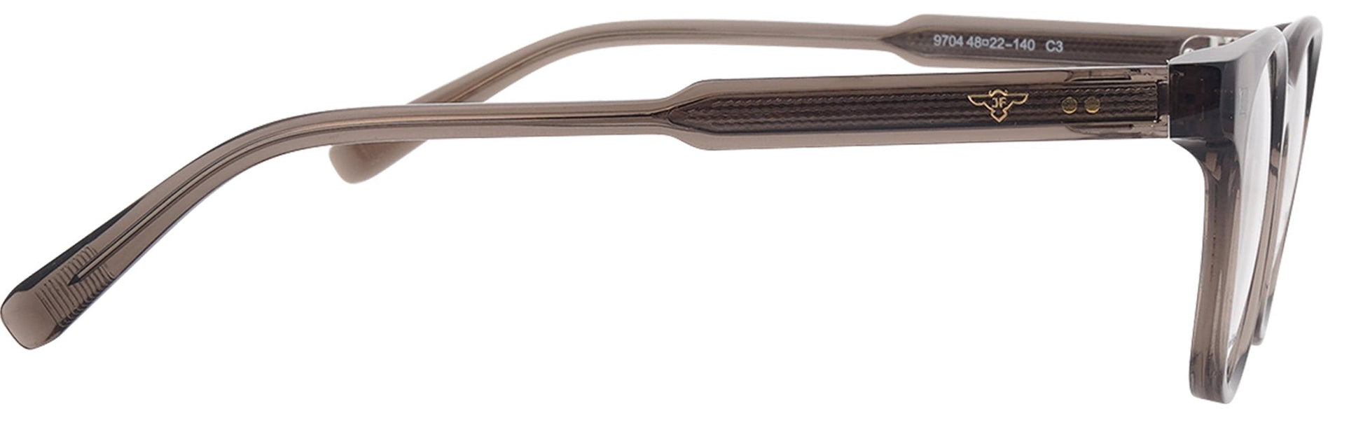 JF9704 - C3 - Handmade Bio Acetate - Clipon - Slate Grey - glassesbyahana.com
