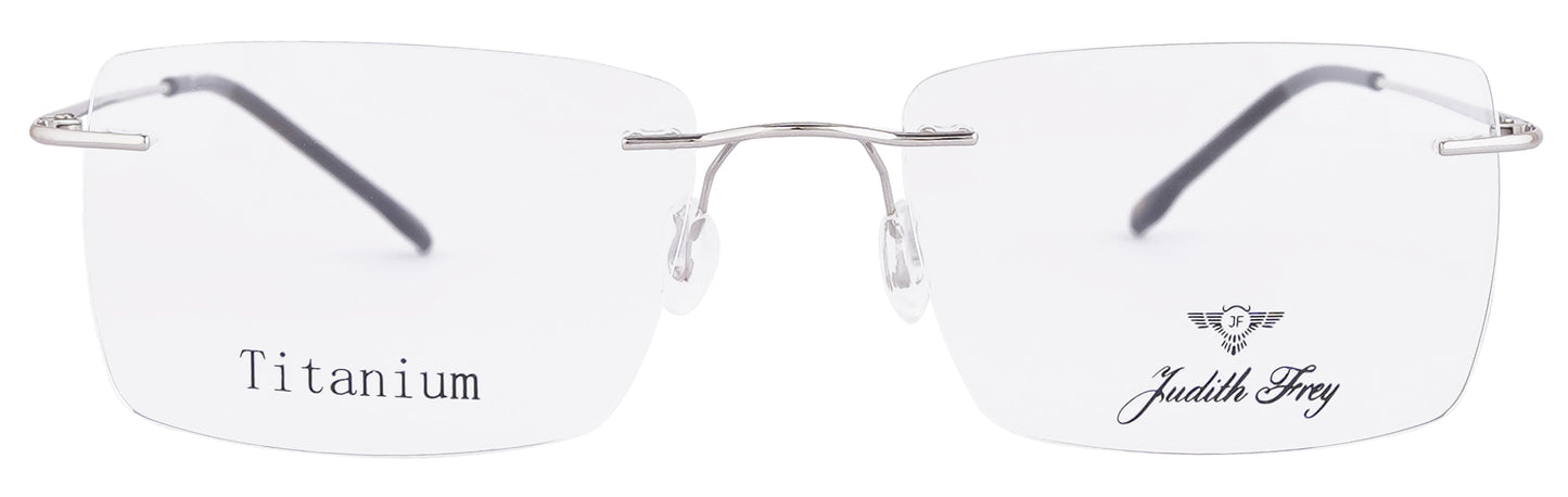 JFSD001 - C1 - Titanium - Polished Silver - glassesbyahana.com