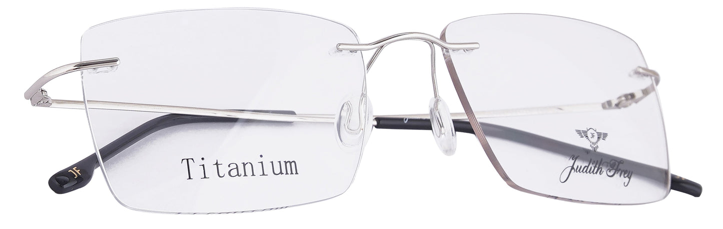 JFSD001 - C1 - Titanium - Polished Silver - glassesbyahana.com