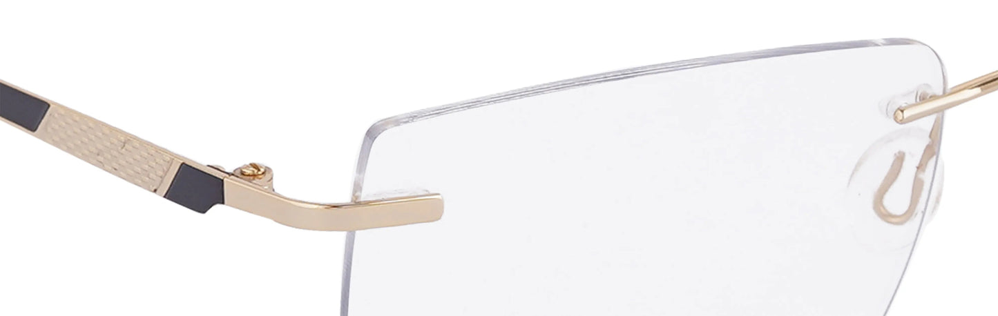 JFSD003 - C1 - Titanium - Golden - glassesbyahana.com