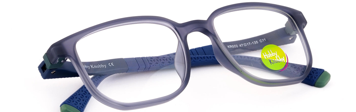KA502-C11-Handmade Mix Material-Slate Grey - glassesbyahana.com