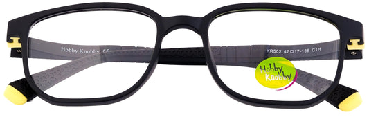 KA502-C1H-Handmade Mix Material-Midnight Black - glassesbyahana.com