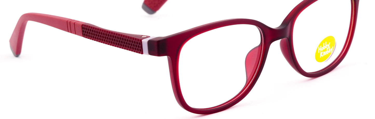 KA508-C5-Handmade Mix Material-Ruby Red - glassesbyahana.com