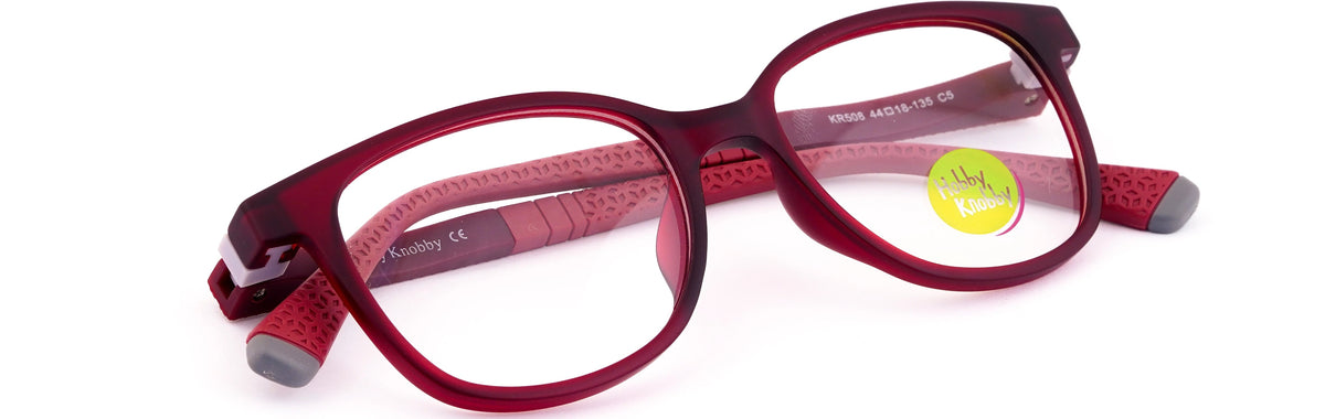 KA508-C5-Handmade Mix Material-Ruby Red - glassesbyahana.com