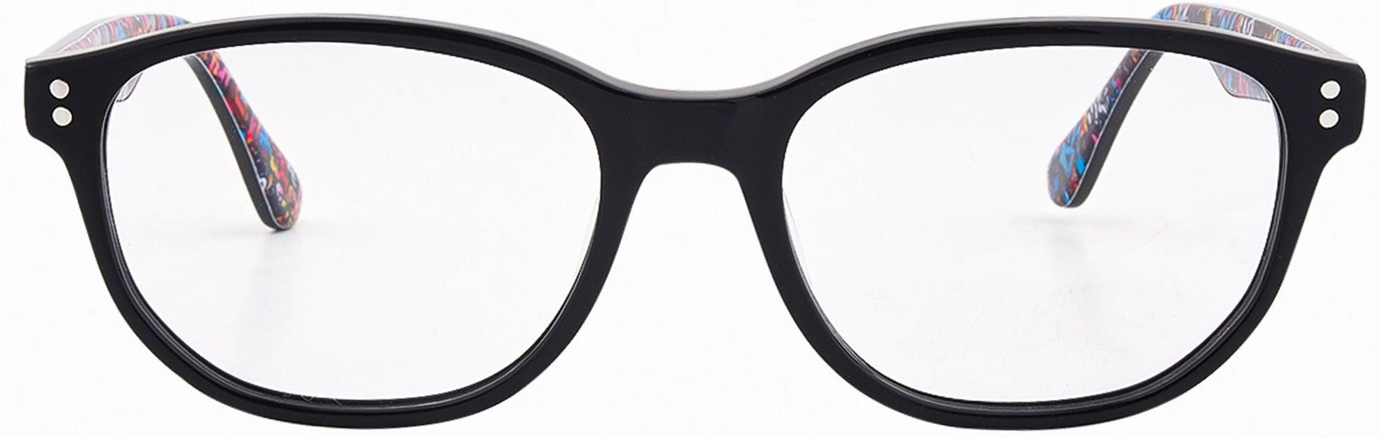 KA8002 - C3 - Handmade Bio Acetate - Midnight Black - glassesbyahana.com