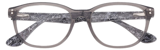 KA8002 - C6 - Handmade Bio Acetate - Slate Grey - glassesbyahana.com