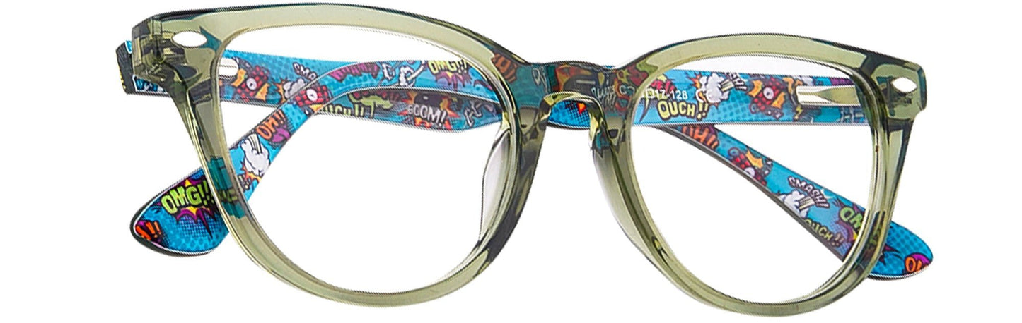 KA8005 - C2 - Handmade Bio Acetate - Forest Green - glassesbyahana.com