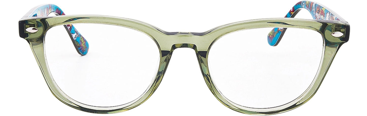 KA8005 - C2 - Handmade Bio Acetate - Forest Green - glassesbyahana.com