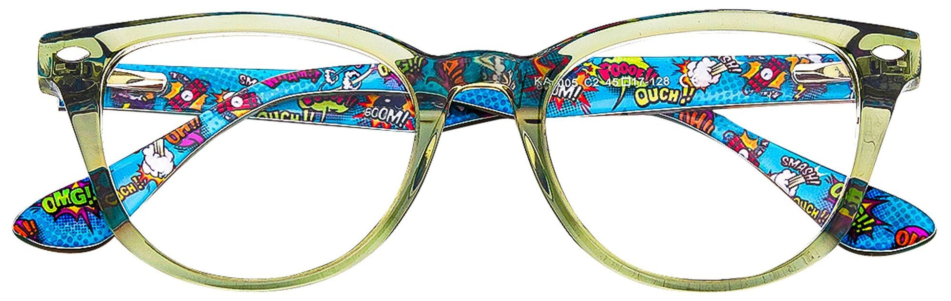 KA8005 - C2 - Handmade Bio Acetate - Forest Green - glassesbyahana.com