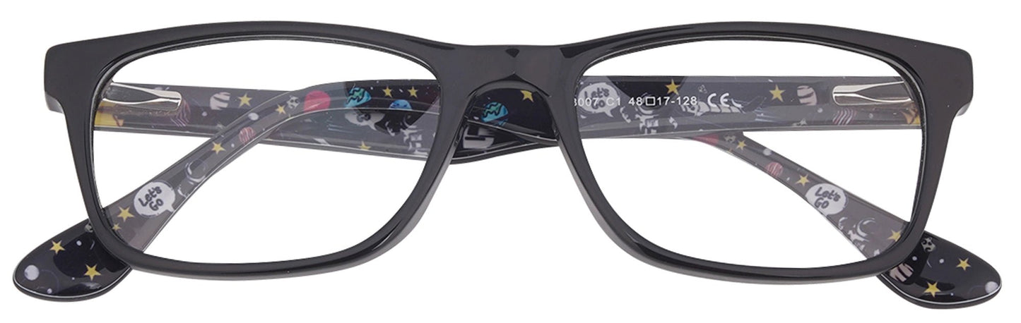 KA8007 - C1 - Handmade Bio Acetate - Midnight Black - glassesbyahana.com