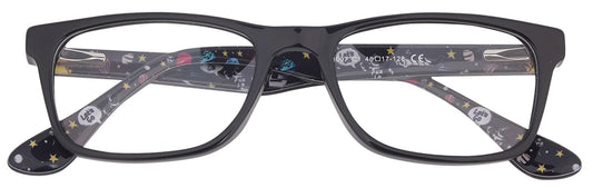 KA8007 - C1 - Handmade Bio Acetate - Midnight Black - glassesbyahana.com