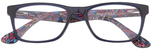 KA8007 - C4 - Handmade Bio Acetate - Midnight Black - glassesbyahana.com