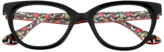 KA8009-C3-Handmade Bio Acetate-MIdnight Black - glassesbyahana.com