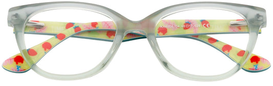 KA8009-C4-Handmade Bio Acetate-Translucent Green - glassesbyahana.com