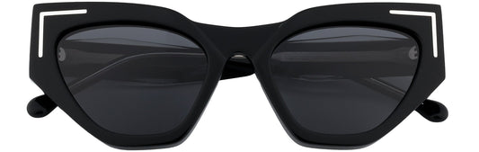 ST1491-C1-Handmade Bio Acetate-Midnight Black - glassesbyahana.com