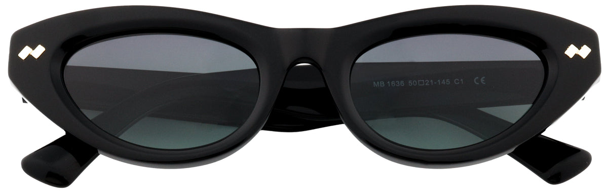 ST1636-C1-Handmade Bio Acetate-Midnight Black - glassesbyahana.com