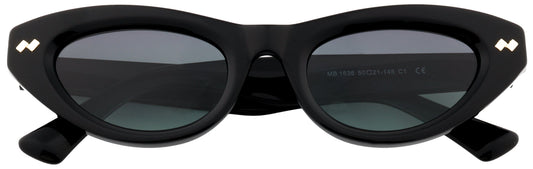 ST1636-C1-Handmade Bio Acetate-Midnight Black - glassesbyahana.com