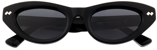 ST1636-C2-Handmade Bio Acetate-Raven Black - glassesbyahana.com