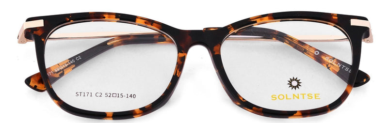 ST171 - C2 - Handmade Bio Acetate - Havana Brown - glassesbyahana.com