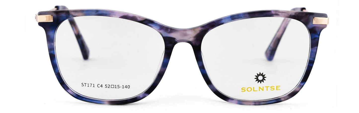 ST171 - C4 - Handmade Bio Acetate - Slate Grey - glassesbyahana.com
