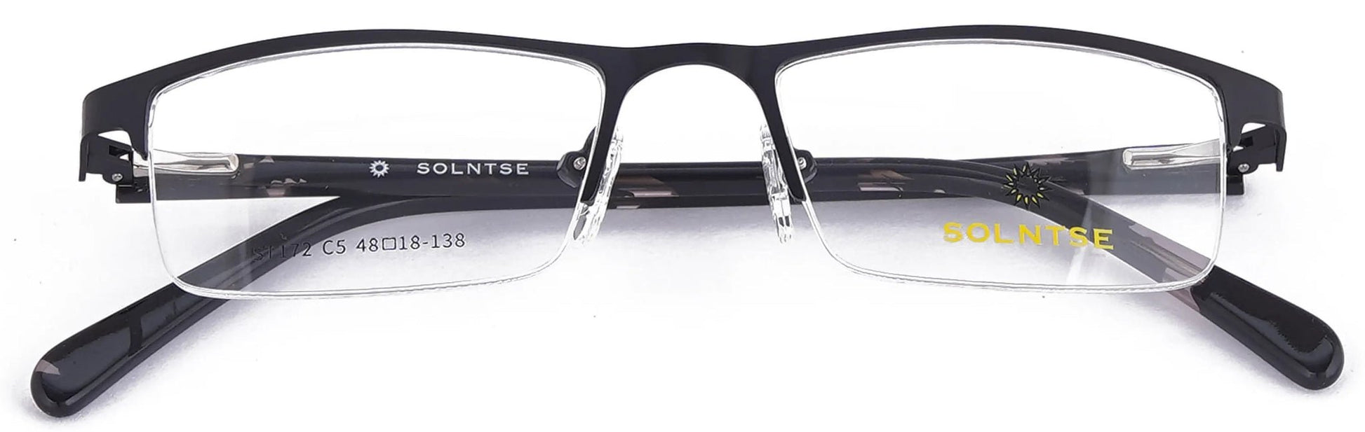 ST172 - C5 - Metal Alloy - Midnight Black - glassesbyahana.com
