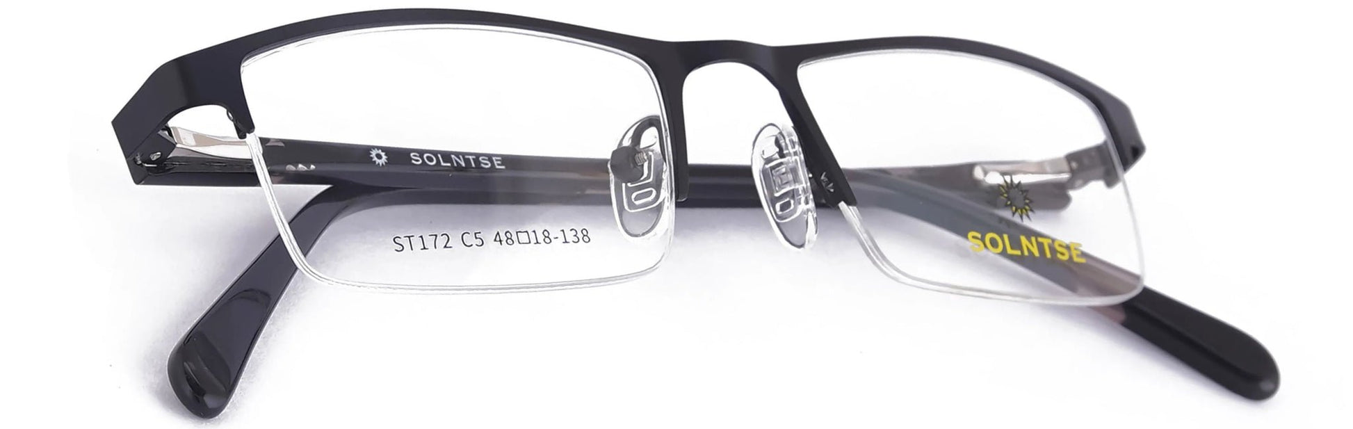 ST172 - C5 - Metal Alloy - Midnight Black - glassesbyahana.com