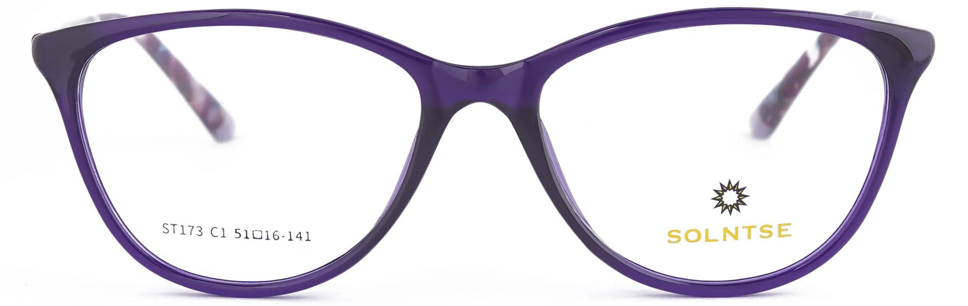 ST173 - C1 - Handmade Bio Acetate - Royal Purple - glassesbyahana.com