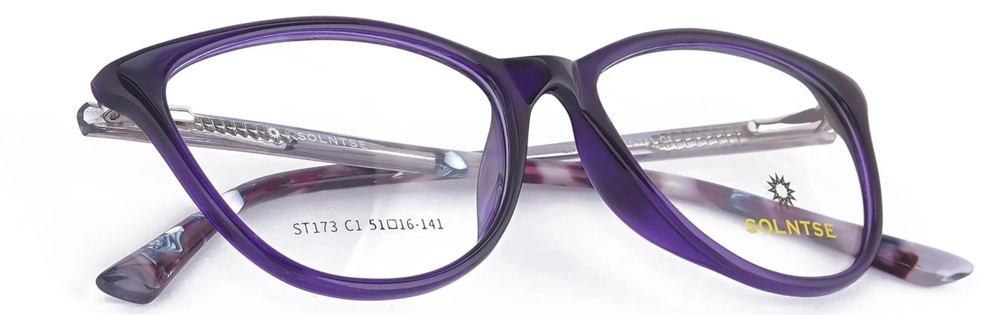 ST173 - C1 - Handmade Bio Acetate - Royal Purple - glassesbyahana.com