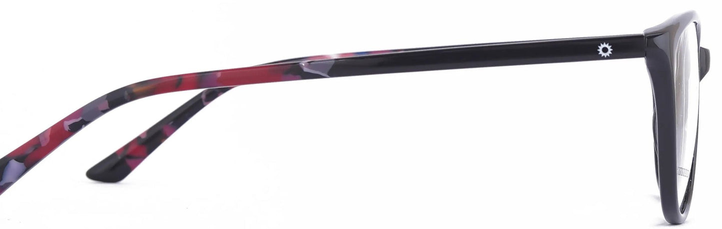ST173 - C3 - Handmade Bio Acetate - Midnight Black - glassesbyahana.com