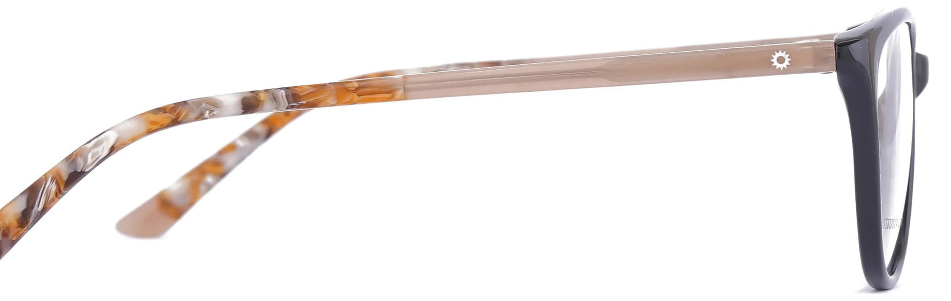 ST173 - C4 - Handmade Bio Acetate - Midnight Black - glassesbyahana.com