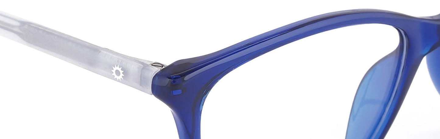ST173 - C5 - Handmade Bio Acetate - Glacier Blue - glassesbyahana.com
