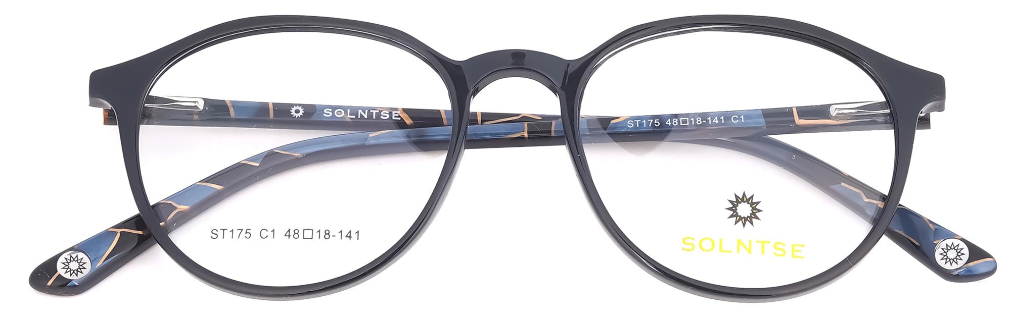 ST175-C1-Handmade Acetate-Midnight Black