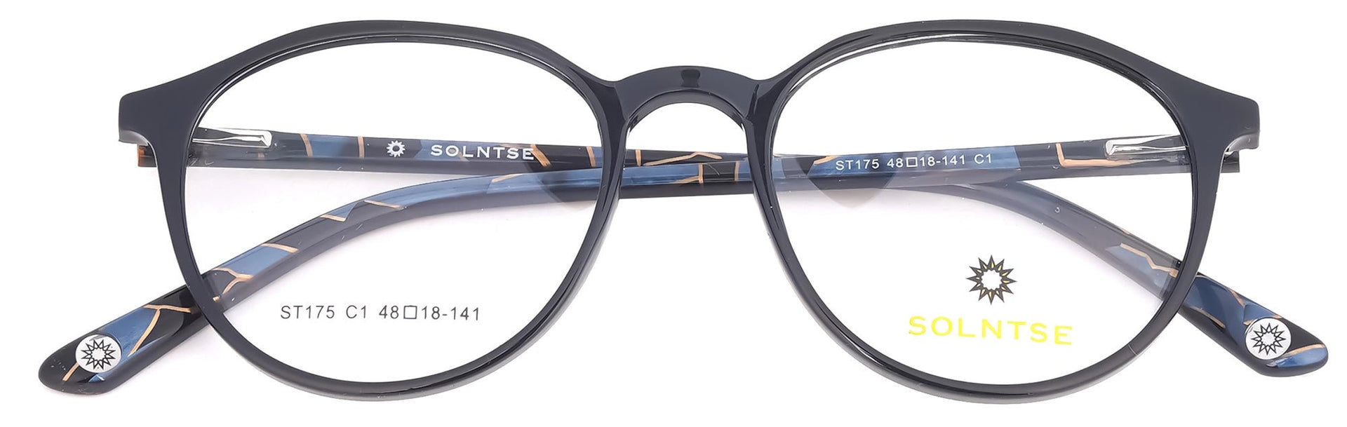 ST175 - C1 - Midnight Black - glassesbyahana.com