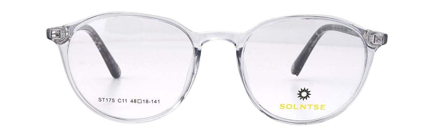 ST175 - C11 - Handmade Bio Acetate - State Grey - glassesbyahana.com