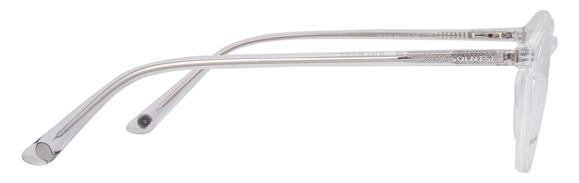 ST175 - C12 - Handmade Bio Acetate - Crystal Clear - glassesbyahana.com