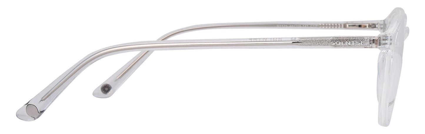 ST175 - C12 - Handmade Bio Acetate - Crystal Clear - glassesbyahana.com