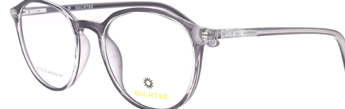 ST175 - C3 - Handmade Bio Acetate - Slate Grey - glassesbyahana.com