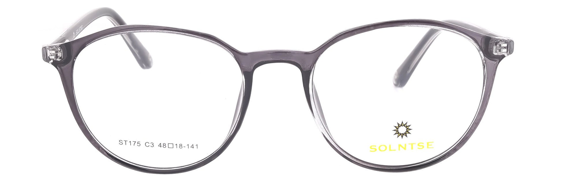 ST175 - C3 - Handmade Bio Acetate - Slate Grey - glassesbyahana.com