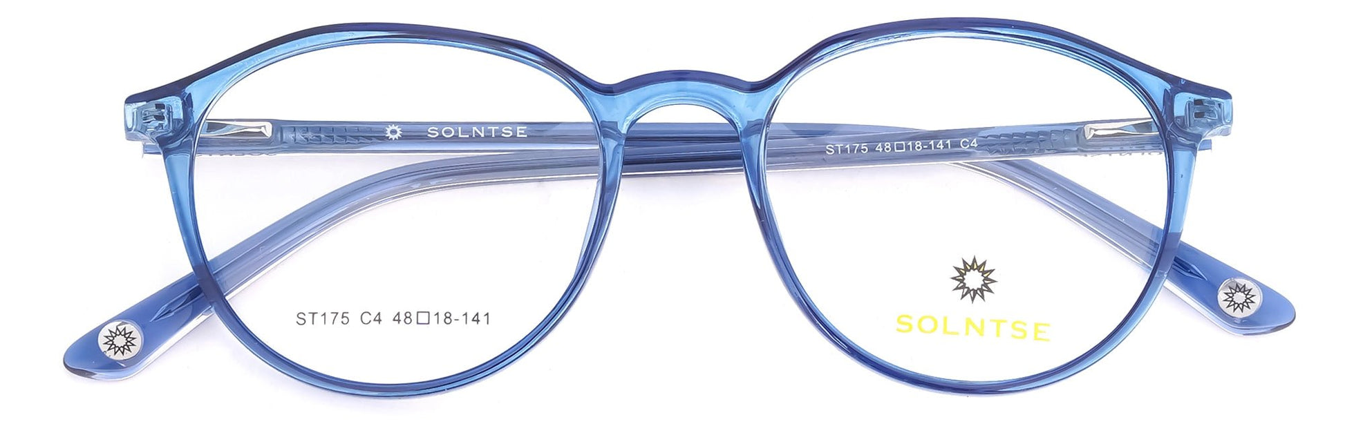 ST175 - C4 - Handmade Bio Acetate - Glacier Blue - glassesbyahana.com