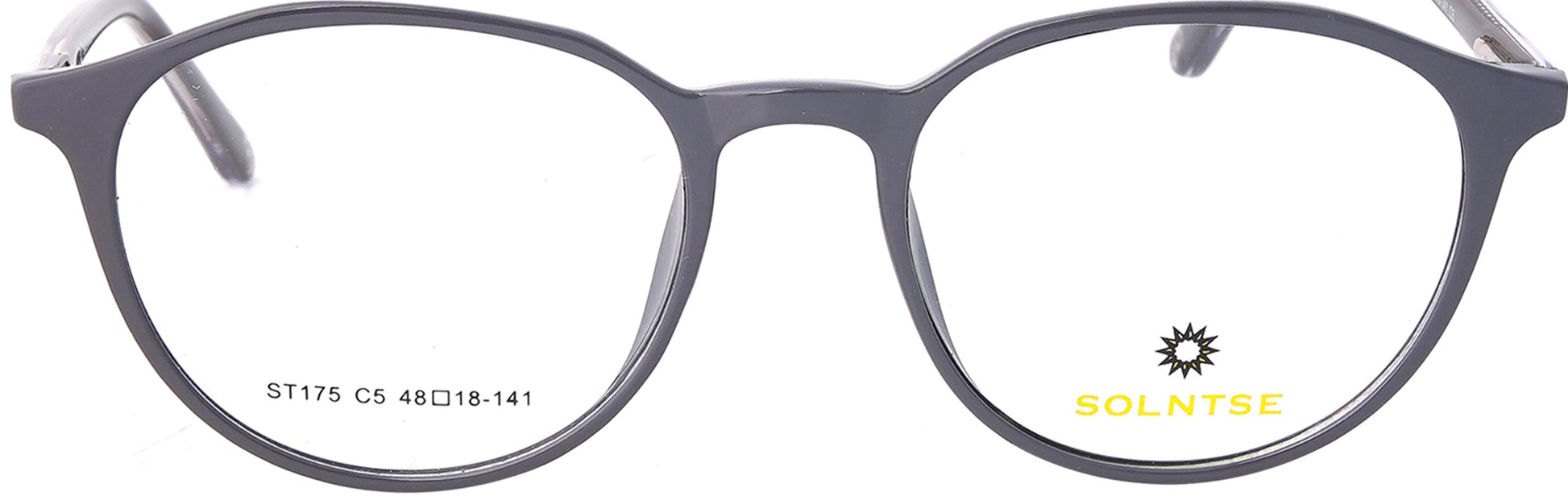 ST175 - C5 - Handmade Bio Acetate - Slate Grey - glassesbyahana.com
