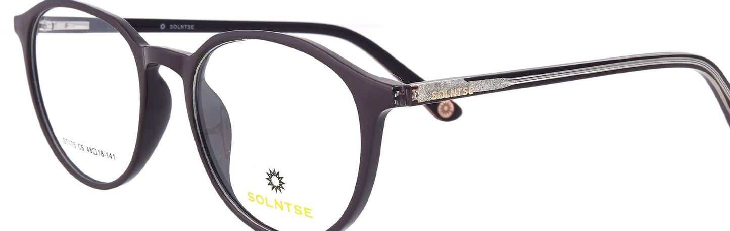 ST175 - C6 - Handmade Bio Acetate - Slate Grey - glassesbyahana.com
