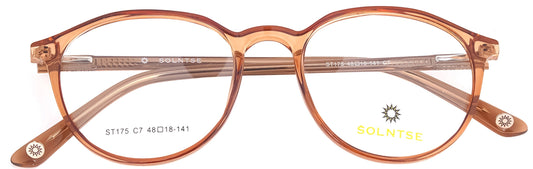 ST175 - C7 - Handmade Bio Acetate - Hawana Brown - glassesbyahana.com