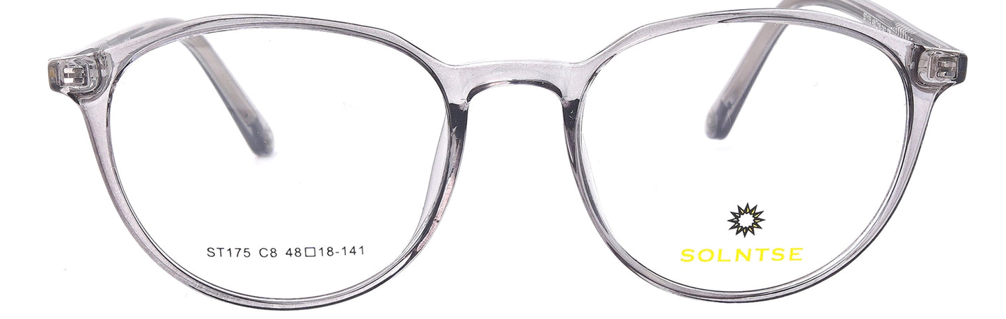 ST175 - C8 - Handmade Bio Acetate - Slate Grey - glassesbyahana.com
