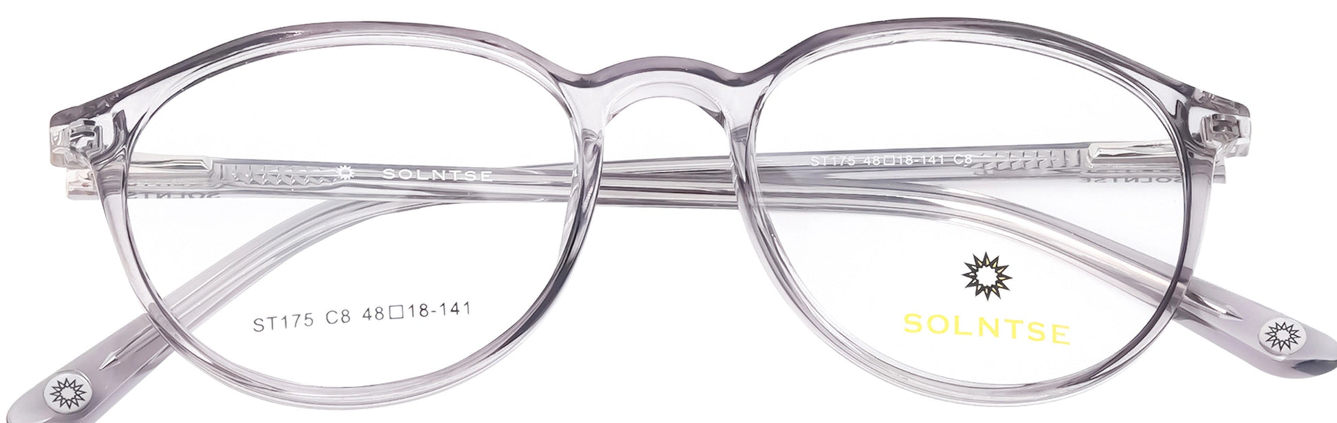 ST175 - C8 - Handmade Bio Acetate - Slate Grey - glassesbyahana.com