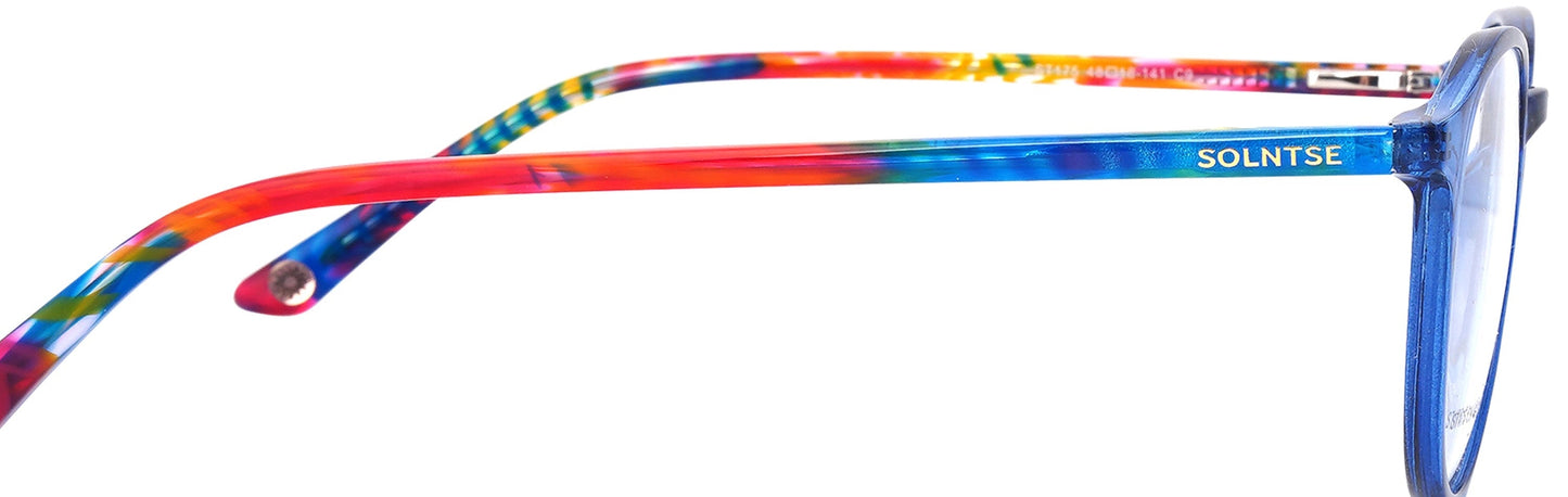 ST175 - C9 - Handmade Bio Acetate - Glacier Blue - glassesbyahana.com