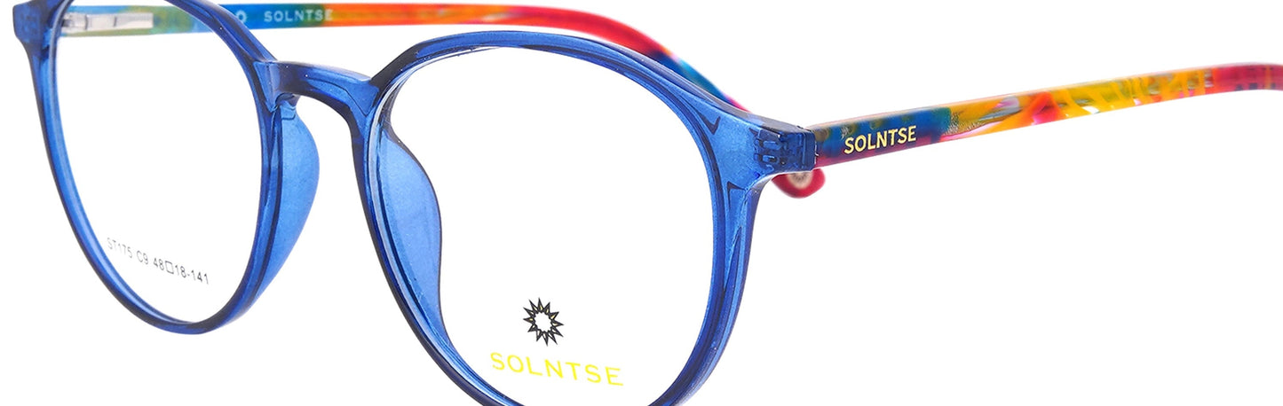 ST175 - C9 - Handmade Bio Acetate - Glacier Blue - glassesbyahana.com